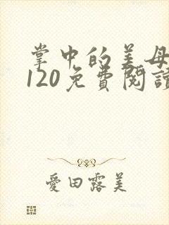 掌中的美母版主120免费阅读