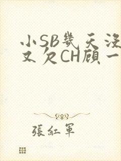 小SB几天没做又欠CH顾一成