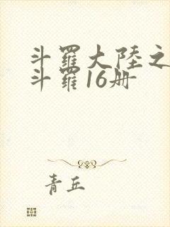 斗罗大陆之终极斗罗16册