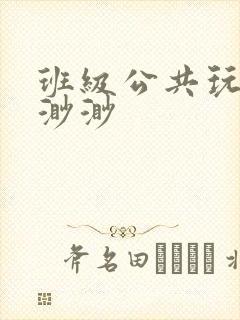 班级公共玩具叶渺渺