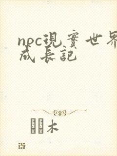 npc现实世界成长记