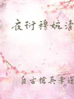 夜衍穆婉清小说