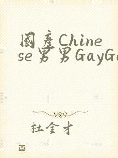 国产Chinese男男GayGayAPP
