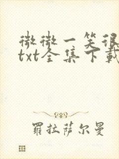 微微一笑很倾城txt全集下载