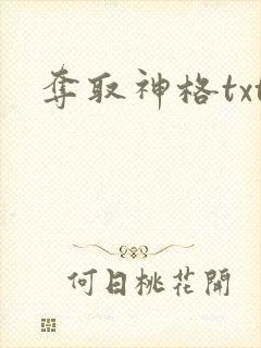 夺取神格txt
