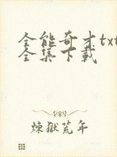 全能奇才txt全集下载