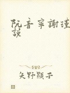 阮音宁谢瑾之小说