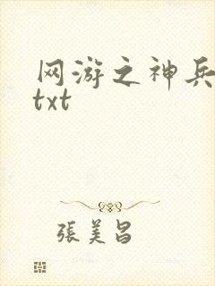 网游之神兵利器txt