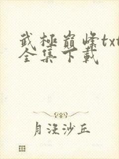 武极巅峰txt全集下载