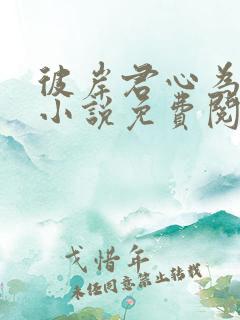 彼岸君心为我倾小说免费阅读