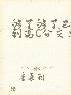 够了够了已经满到高C公交车