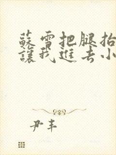 苏雪把腿抬起来让我进去小说