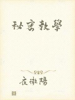 秘密教学