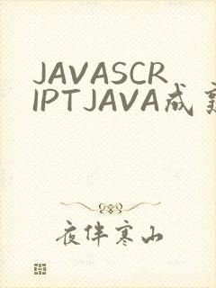 JAVASCRIPTJAVA成熟亲子