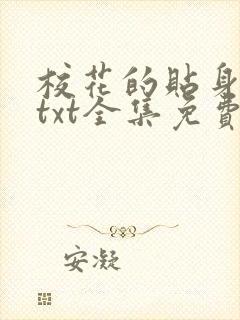 校花的贴身保镖txt全集免费下载