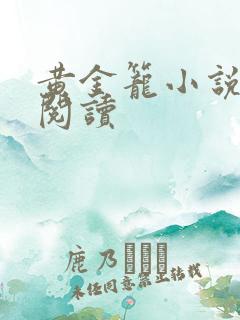 黄金笼小说免费阅读