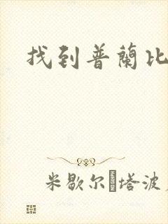 找到普兰比尔德