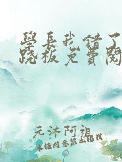 学长我错了 跷跷板免费阅读