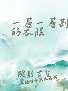 一层一层剥开你的衣服