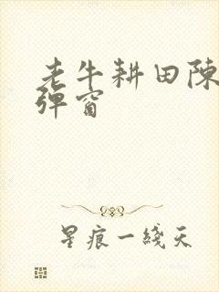 老牛耕田陈雪无弹窗