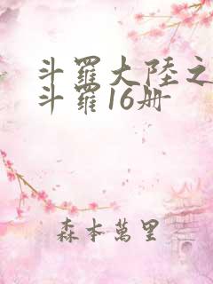 斗罗大陆之终极斗罗16册