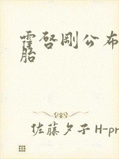 霍启刚公布龙凤胎