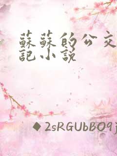 苏苏的公交车日记小说