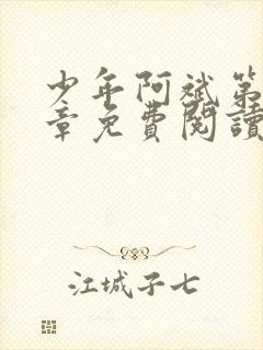 少年阿斌第13章免费阅读