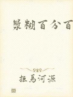 浆糊百分百全文