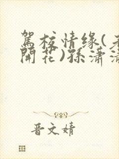 驾校情缘(老树开花)孙潇潇笔趣阁