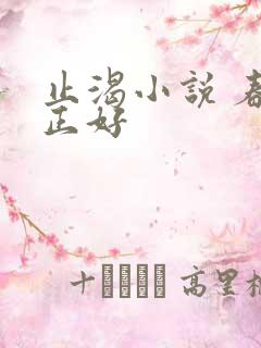 止渴小说 春光正好