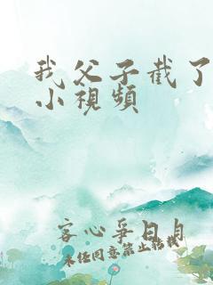 我父子截了一段小视频