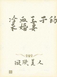 冷血王子的贫穷未婚妻