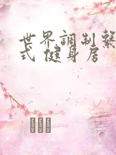 世界调制系统模式 健身房