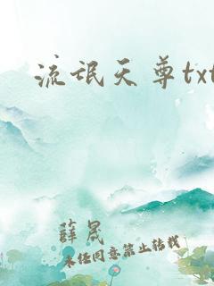 流氓天尊txt