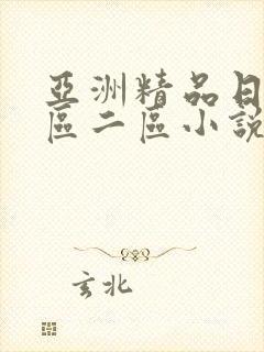 亚洲精品日韩一区二区小说