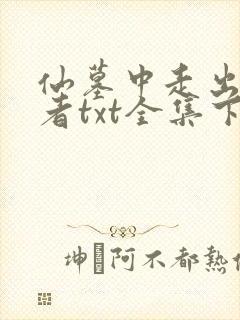 仙墓中走出的强者txt全集下载