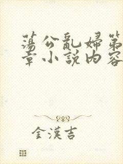 荡公乱妇第51章小说内容