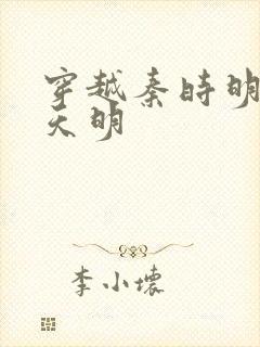 穿越秦时明月之天明