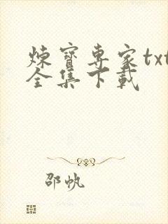 炼宝专家txt全集下载