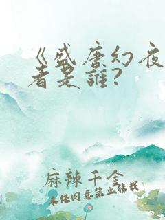 《盛唐幻夜》作者是谁?