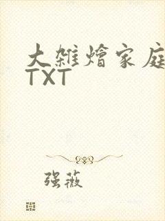 大杂烩家庭小说TXT