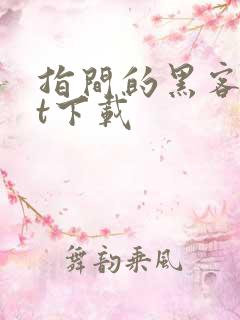 指间的黑客txt下载