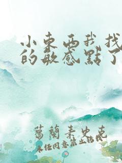 小东西我找到你的敏感点了