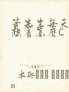 萧先生每天都在想着怎么C