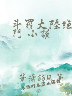 斗罗大陆绝世唐门 小说