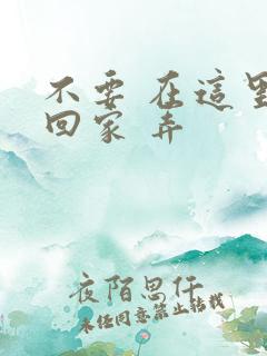不要 在这里 回家 弄