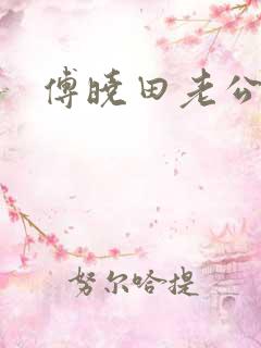 傅晓田老公是谁