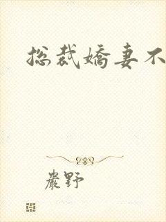 总裁娇妻不太乖