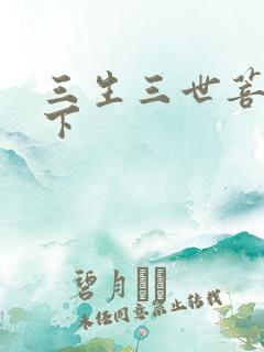三生三世菩提树下